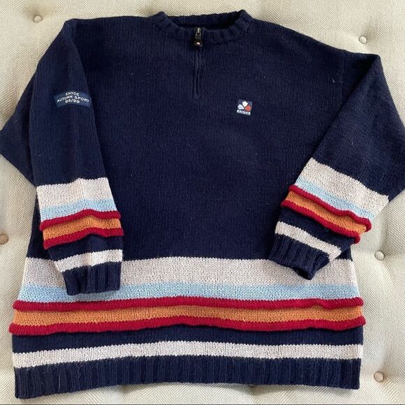 Enyce Wool Blend 1/4 Zip Pullover Sweater Mens XL - Picture 1 of 10